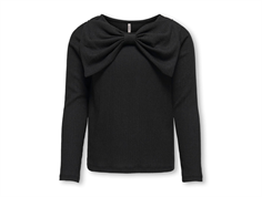 Kids ONLY black bow top